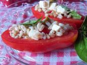 Pomodori ripieni farro alla caprese