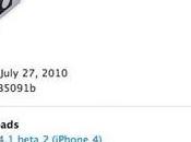 Nuovo fiemware Beta Iphone