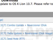 Apple rilascia Lion 10.7.2 build 11C71 includendo Find