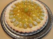 Crostata d'uva bianca