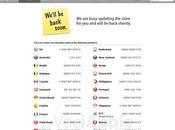 siamo. Apple Store offline