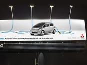 Mitsubishi i-Miev, quando billboard alimentare l’auto elettrica