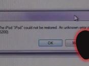 Errore 3200 Apple risove problema dell’aggiornamento
