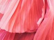 Pleats fluttering fabrics