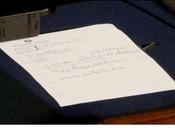 Pdl-Lega sconfitti Aula.Ecco cosa Berlusconi scritto foglio