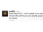 [JailBreak] pod2g sconsiglia aggiornare 5.0.1 vorrete sbloccare vostri dispositivi