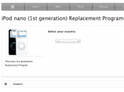 Apple aperto Replace Program iPod nano generazione
