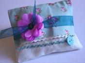 Porta confetti tessuto... timbrati