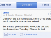 Kde: Ecco plasmoide Google+