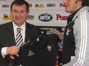 Firma presentazione, primo giorno Airone Mauro Bergamasco