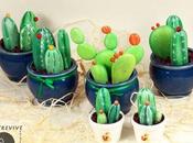 Pietre vive, sassi dipinti come veri cactus