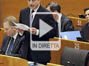 Draghi Parlamento europeo: fondo salva Stati. diretta