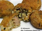 Mini arancine zucchine, finocchietto salsiccia: tecnica rotatoria centrifuga"