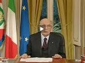 Diretta messaggio fine anno Presidente della Repubblica Napolitano