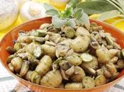 Gnocchi funghi zucchine