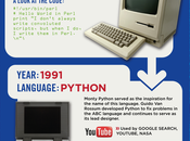 Breve storia linguaggi programmazione computer. Un'infografica