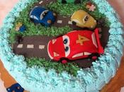 Torta decorata ispirata Cars