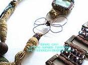 Crochet, riciclo, cristalli... collana bracciale parure