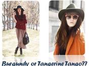 Burgundy Tangerine Tango?