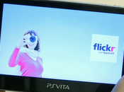 Playstation Vita video gameplay dell'applicazione Flickr