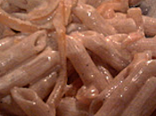 Penne peperoni, panna curry