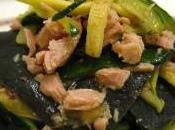 Lasagna nera, zucchine tonno