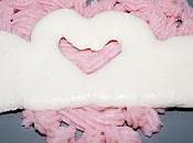 Cuori crema pasticcera agli albumi cigni meringa francese scatolina abaca