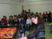 Lezione-concerto della pianista Angela Hewitt studenti sezione indirizzo musicale scuola Magione