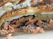 Strudel salmone mele