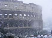 Neve Roma: Colosseo Imbiancato, neve Centro Roma