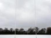 Ancona rugby campo contro neve ghiaccio