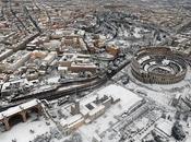 Roma, bufera neve centro