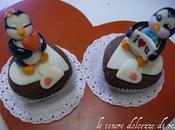 Valentine's cupcakes: penguins love