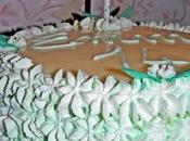 Torta compleanno Emma glassa cioccolato bianco panna