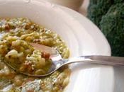 Minestra riso,salsiccia broccoli