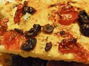 Focaccia mediterranea pomodorini olive