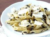 Penne alle olive nere pecorino