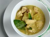 Thai green curry (with chicken)