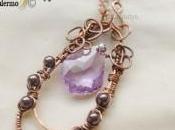 Wire wrapping: Collana Diamante.