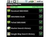 Fare pulizia Android History Ereaser