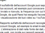 Google inserisce possibilità vedere attività proprio account