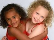 Gemelle diverse: "Una bianca l'altra nera"